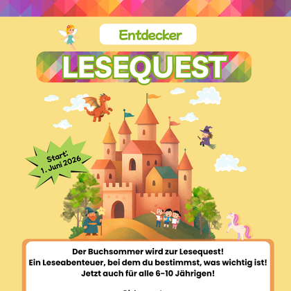 Lesequest - Entdecker Plakat